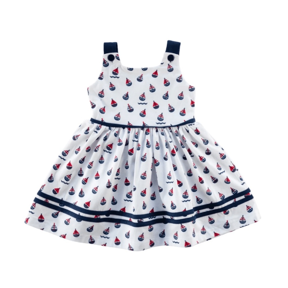 florence eiseman Sailboat Print Dress 12 months